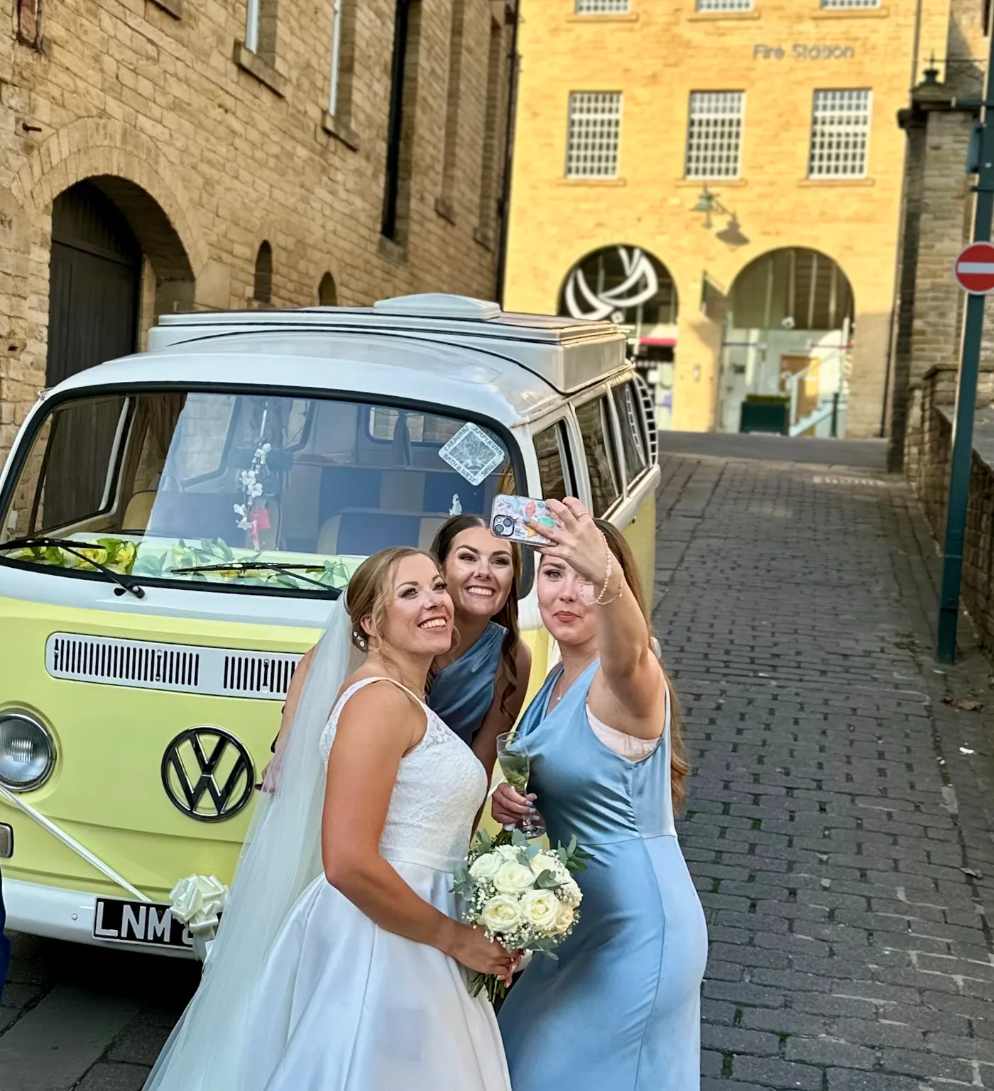 Wheels and a veil