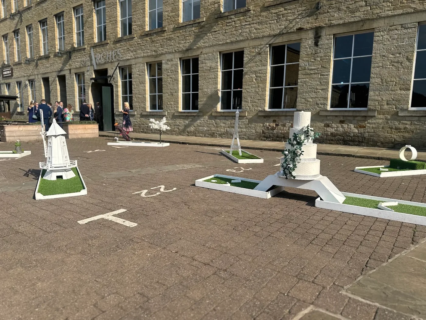 Games in the courtyard
